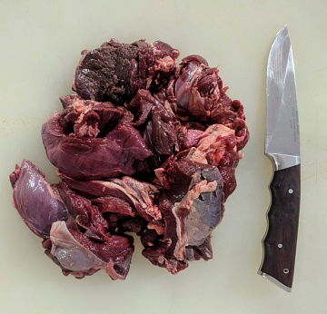 Фото Мясо европейского благородного оленя для собак