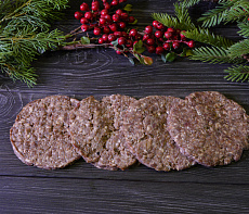 Котлеты для бургера из медведя (упак. 4шт)