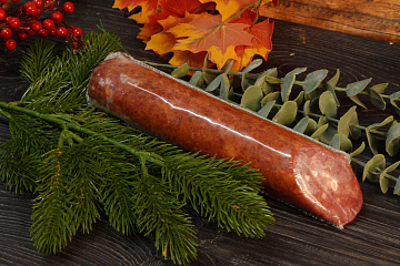 Фото Полукопченая колбаса из бобра (охлажденная)